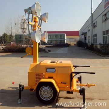 Mobile Portable Trailer Mounted Flood Light Tower For Outdoor FZMTC-1000B